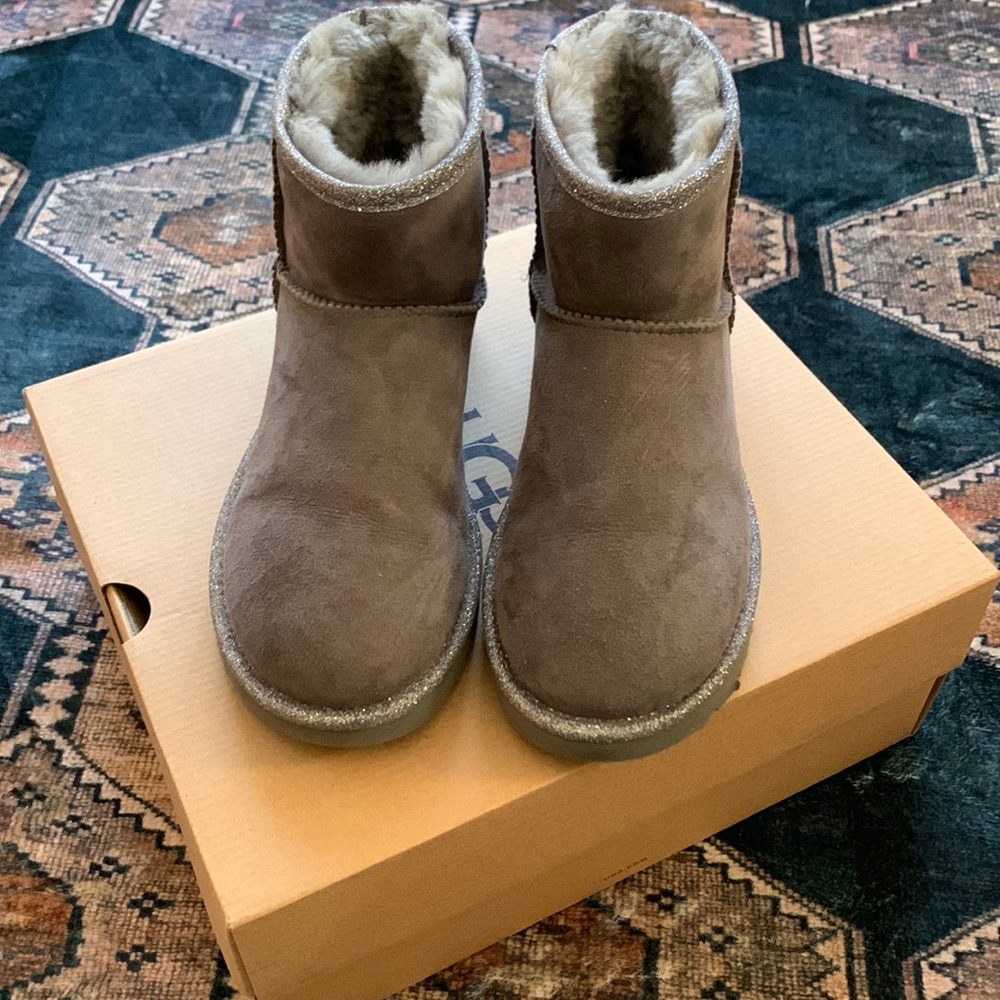Sparkly Grey UGG Boots